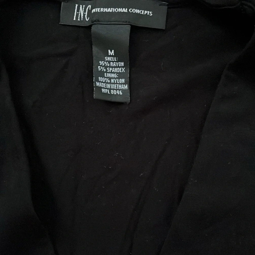 INC size, medium, black and pink tank top - Picture 2 of 7